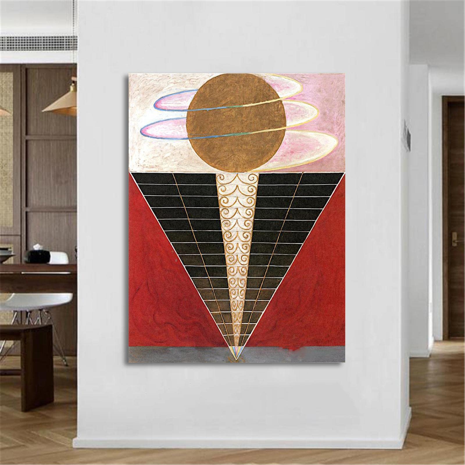 Amazon.co.jp: 有名なヒルマ アフ クリント プリント。「祭壇画 No. 2